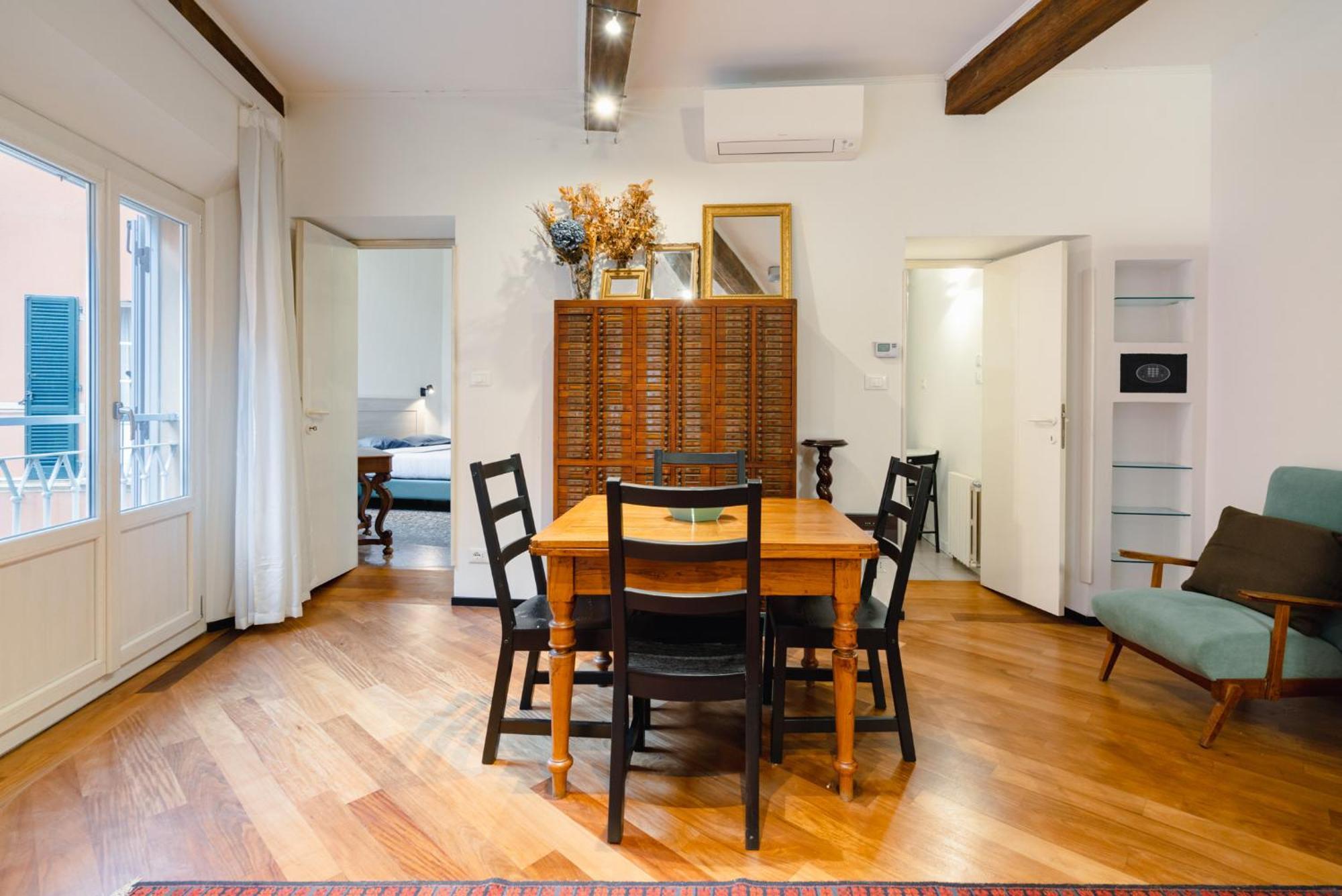Palazzo Rialto Antique Apartment Bologna Bagian luar foto